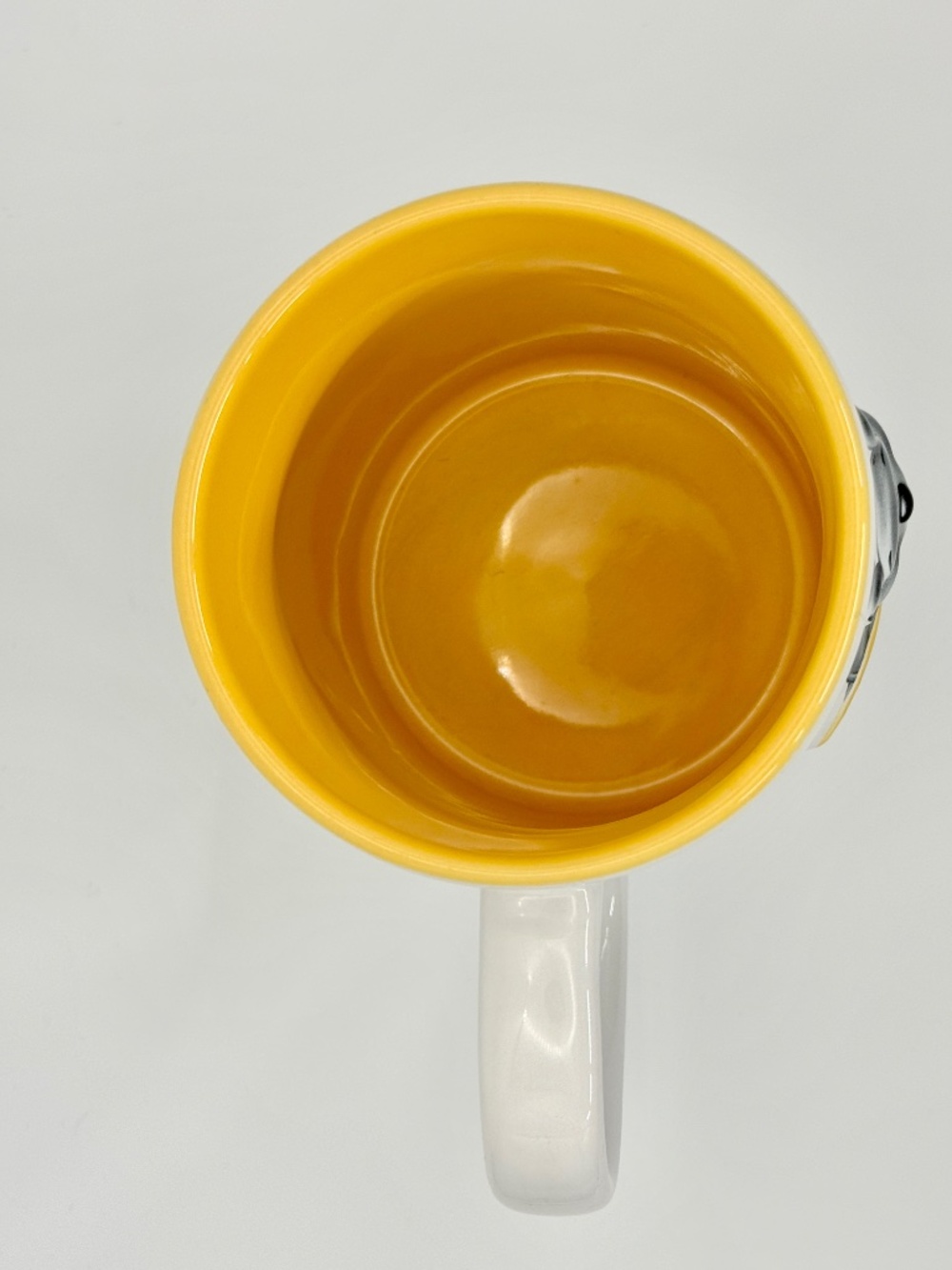 Winnie the Pooh Mug 3D Raised Yellow Inside Full Size 4.5" High Disney Parks - Picture 7 of 14